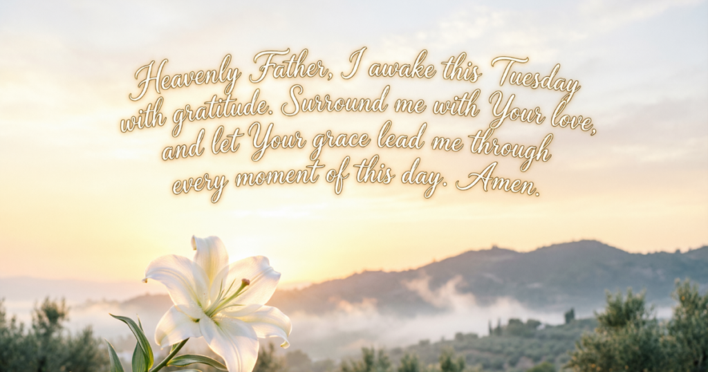 Positive Prayer Tuesday Blessings